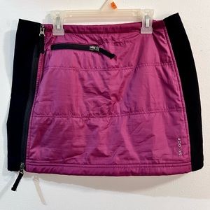SKHOOP Insulated Mini Skirt - Small - Plum/Maroon